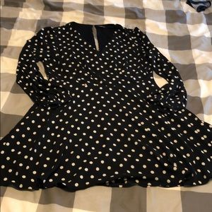 Express Polka Dot Dress